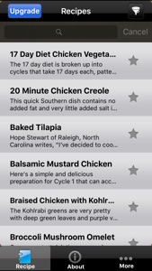 Healthy Food Recipes for the 17 Day Diet Free screenshot #1 for iPhone
