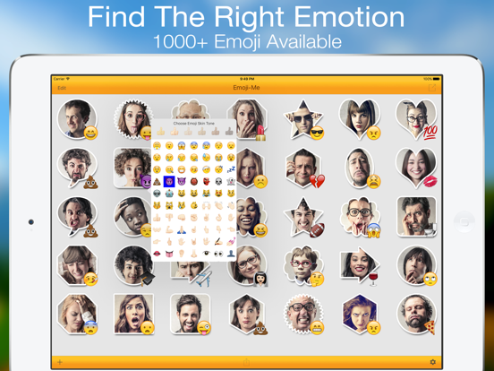 Screenshot #5 pour Emoji-Me (Emoji - Selfie Stickers)