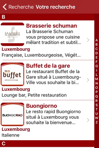 Gastronomie Luxembourg screenshot 4