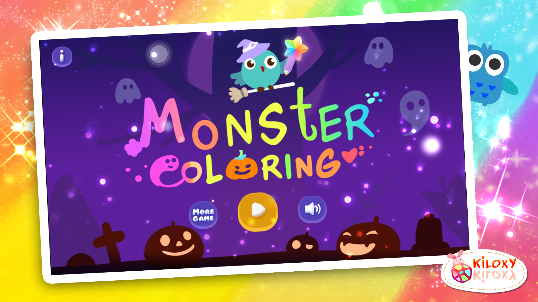 The Monster Coloring - A coloring game that have animation~