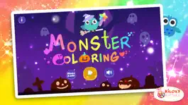 Game screenshot The Monster Coloring - A coloring game that have animation~ mod apk