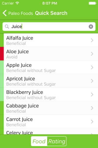Paleo Foods screenshot 2