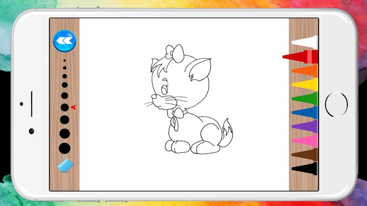 Game Dog and Cat Coloring Book for Preschool screenshot-4