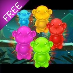 Monkey Match Three Free - The Secret of the Chimps in the Jungle