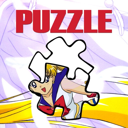 Cartoon Kids Jigsaw Puzzle Game for Sailor Moon iOS App