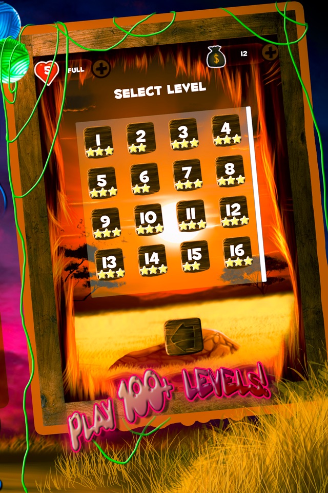 Lion Bubble Tosser - The Queen of the Safari screenshot 3