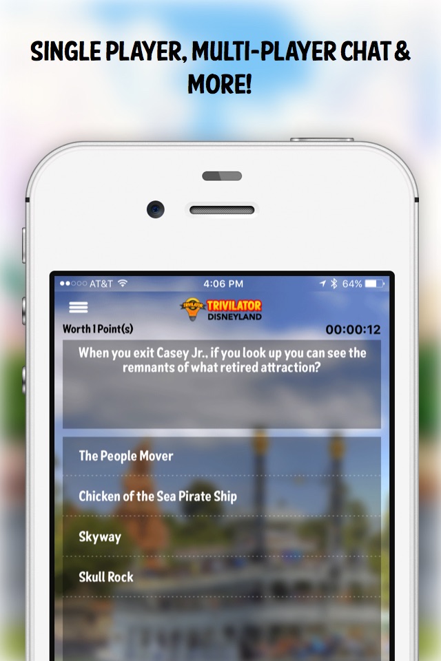 Disneyland Trivia TRIVILATOR Multi-Player Trivia Game by MouseWait screenshot 4