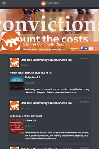 Oak Tree Community Church screenshot 2
