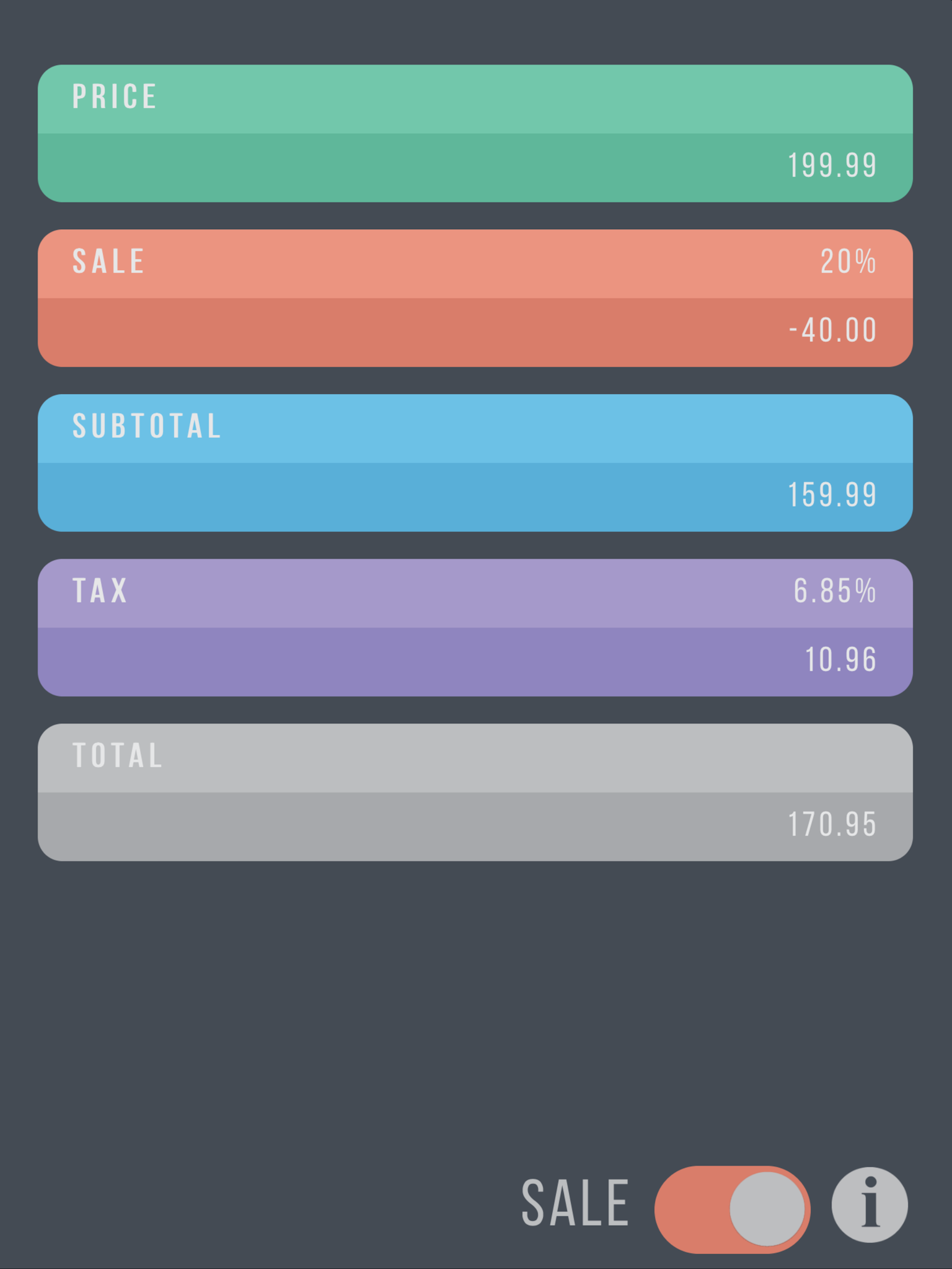 A Sales Tax Calculator screenshot 8
