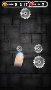 Cut Finger Splash - Watch out your hand: Quickly move your finger avoid harm screenshot #2 for iPhone