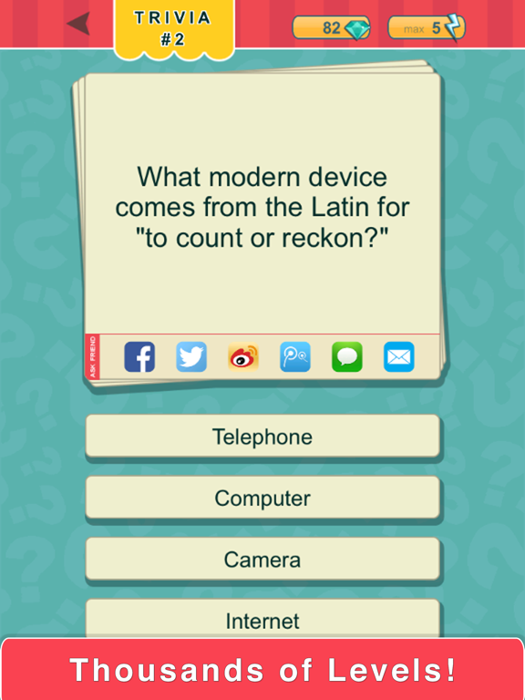 Screenshot #4 pour Trivia Quest™ Words - trivia questions