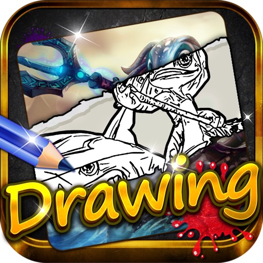 Drawing Desk Video Games Coloring League of Legends Book Edition icon