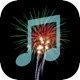 MS Fireworks - Music Player - Photo Slideshow app icon - Entertainment app for iPhone
