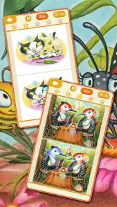 Animal Kingdom Spot the Difference Picture Hunter Puzzle Games for Kids and Family- Search and find differences in each pic! Free Edition screenshot #4 for iPhone