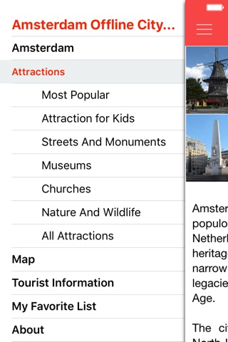Amsterdam Offline City Guide screenshot 2