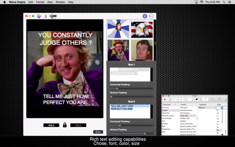 Screenshot #2 pour Meme Engine: Create your own memes