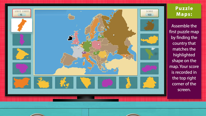 Screenshot #2 pour Europe - Geography by Mobile Montessori