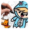 How to Draw Cute Cartoon Characters for iPad