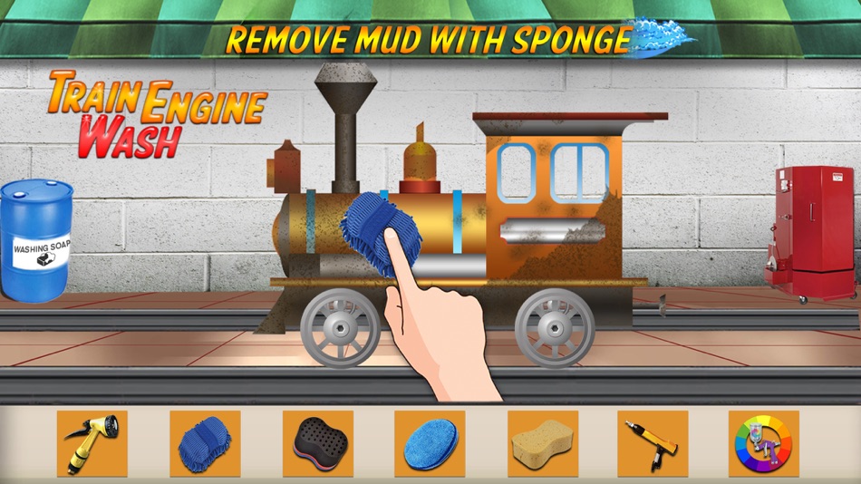 #1. Train Engine Wash : Toddler Train Sim (iOS) 由: Atif Mumtaz
