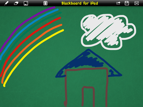 Blackboard to write or draw for iPad app screenshot 2
