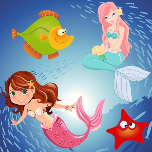 Mermaid Puzzles for Toddlers and Little Princesses - Princess of the Sea ! iOS App
