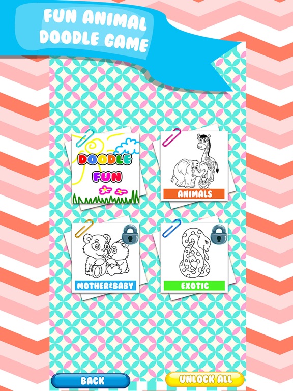 Kids Doodle Drawing Coloring Book - preschool christmas toddler games!! iPad screenshot 3 - Games app