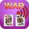Spoken WAR is an audible card game offering sound effects, leaderboard point scoring, military rank based on the number of wars won, quick game (half deck), and crazy sounds when there's a war