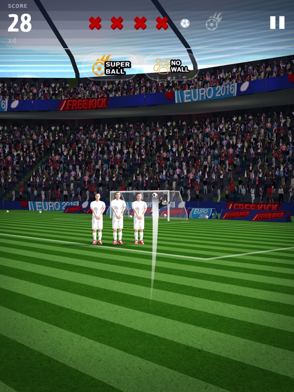 Free Kick - Euro 2016 Edition France iPad screenshot
