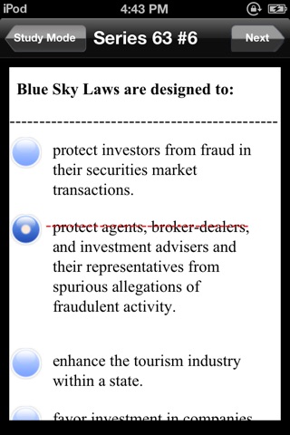 Series 63 State Law Broker Exam Prep screenshot 3