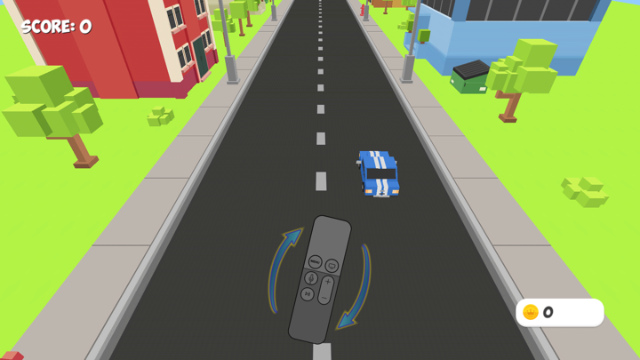 Screenshot #3 pour Pixel Racer Cars 3D for TV