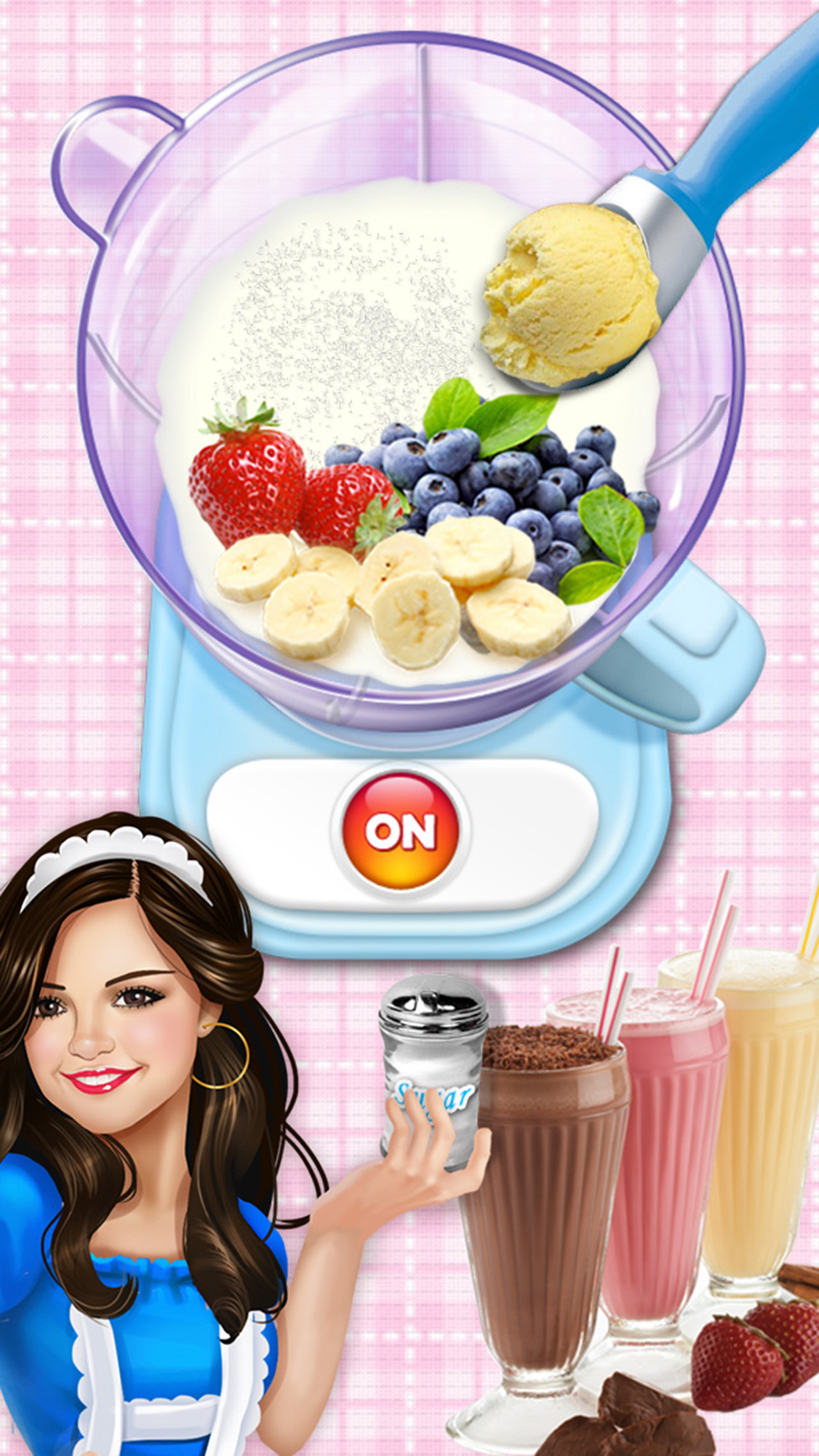 Celebrity Milkshakes! - cooking games