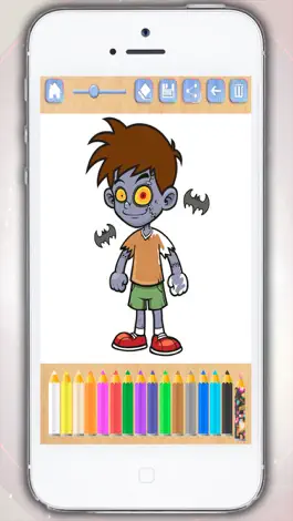 Game screenshot Цвет краски и зомби - зомби раскраски для мальчиков и девочек apk