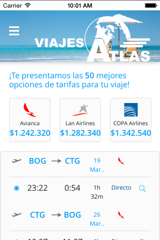 Viajes Atlas screenshot 2
