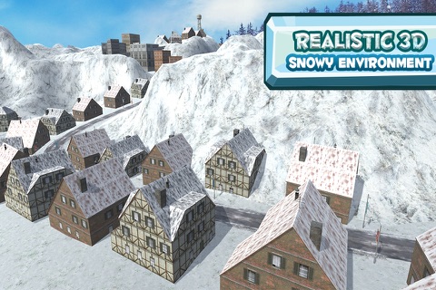Snow Plow Truck Rescue 3D – Winter Excavator Crane Simulation screenshot 2