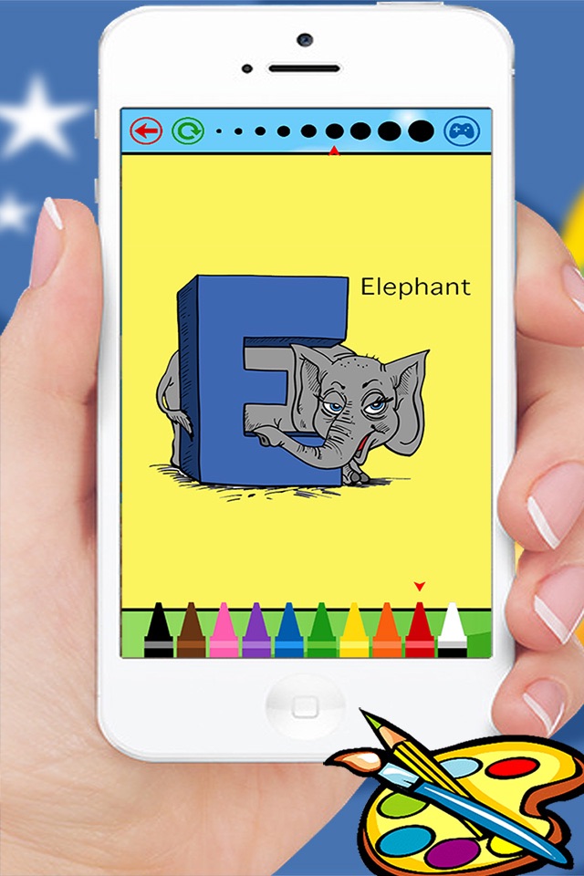 ABC Animals coloring book for kindergarten kids and toddlers screenshot 4