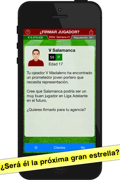 Juego de Agente de Futbolistas