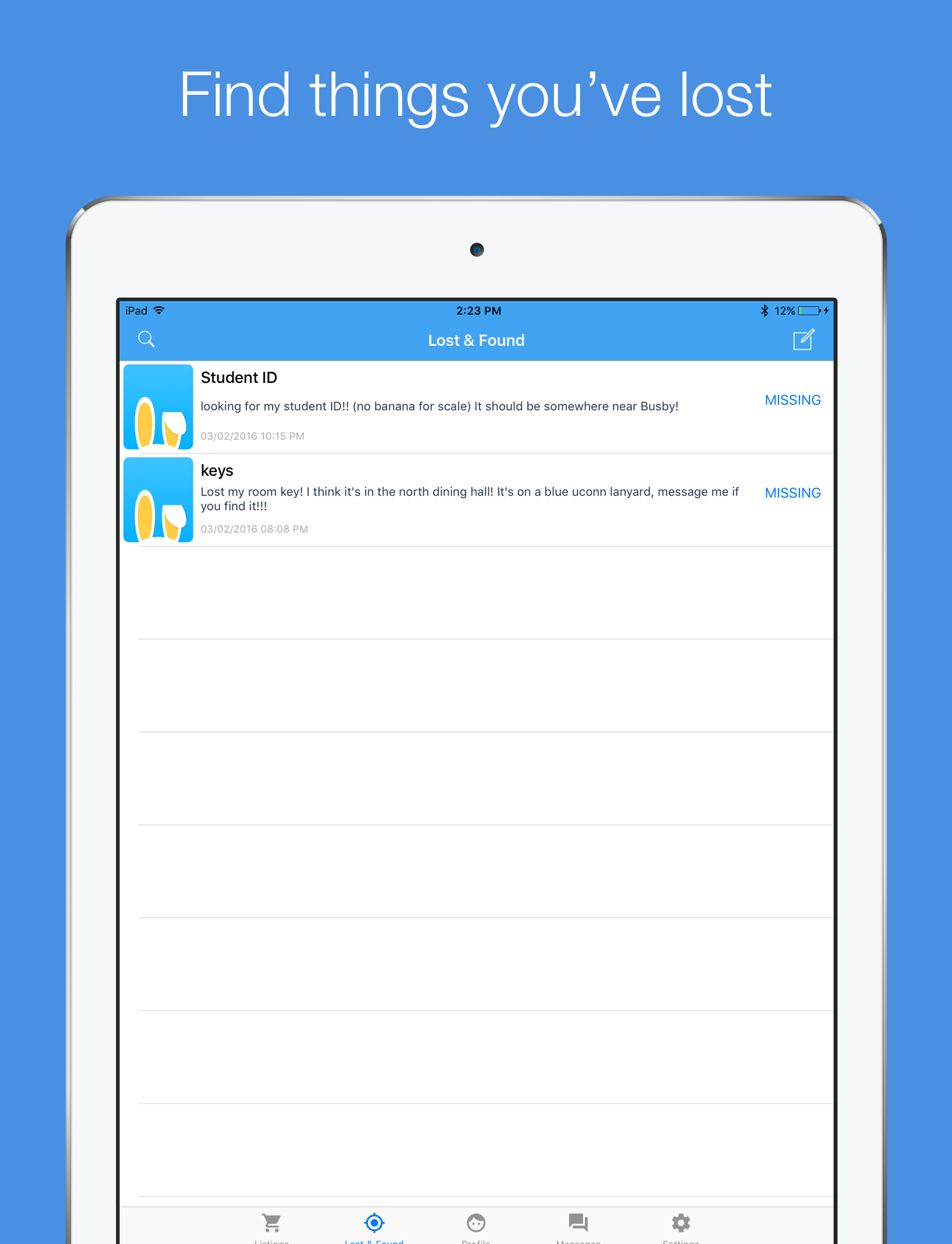 FlipHop - Buy and sell items on campus!
