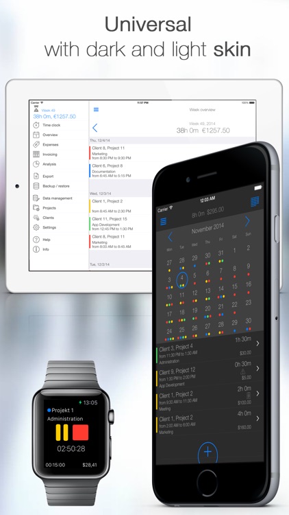 Time tracker and Invoice - TimeTrack screenshot-3