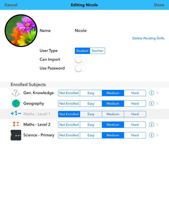 IQuinas Lite - Multi-User Flashcards for Memorization and Study screenshot-4