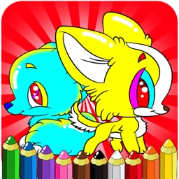 Drawing Painting Puppy - Coloring Books Games For Toddler Kids and Preschool Explorers