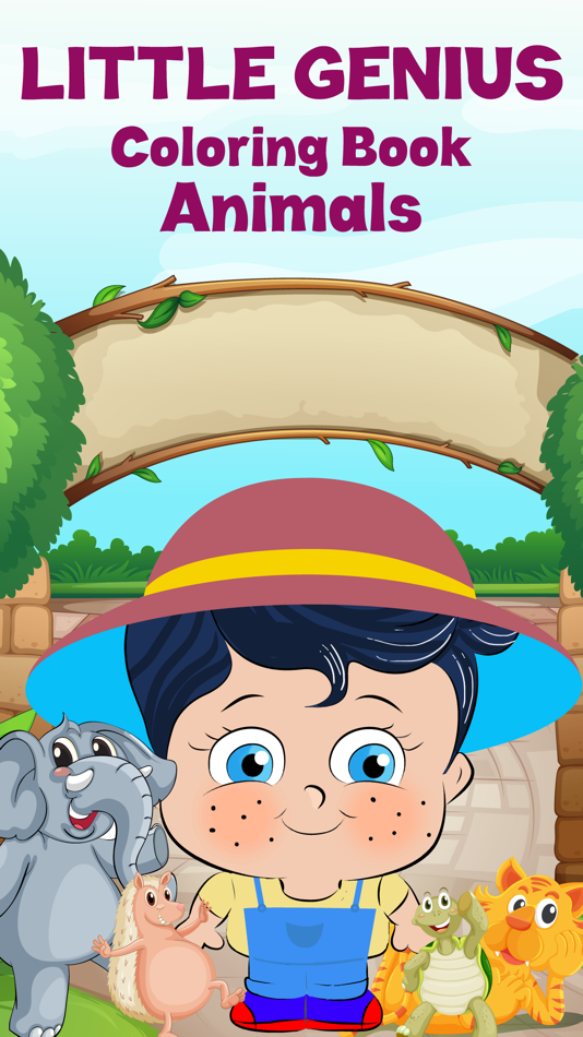 Little Genius Animals Coloring Book - 3.0 - (iOS)