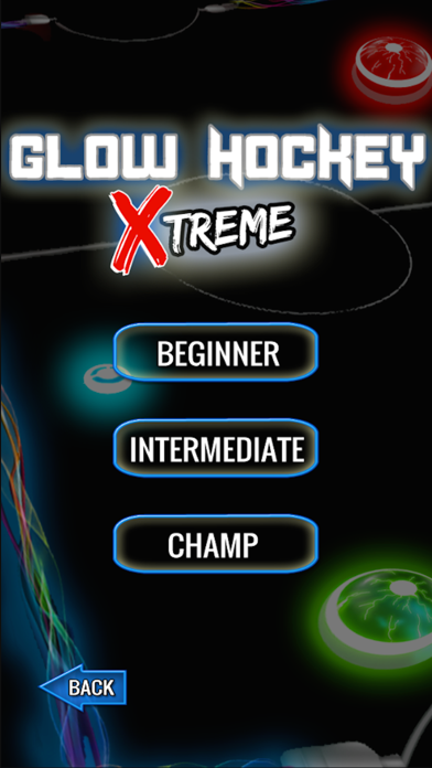 Glow Hockey Extreme screenshot