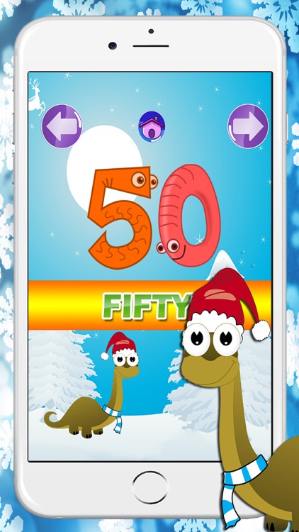 Learning English Numbers 1 to 100 Free by Santa Claus