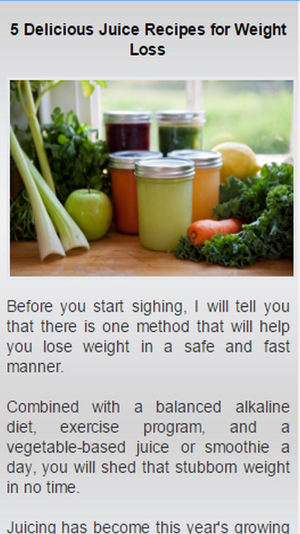 Healthy Juice Recipes.