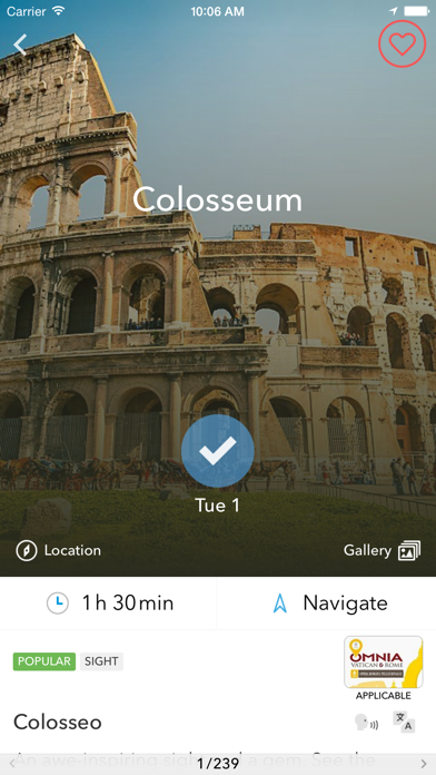 Screenshot #3 pour Italie & le Vatican Planificateur de voyages par Tripomatic, guides de voyage & cartes hors ligne