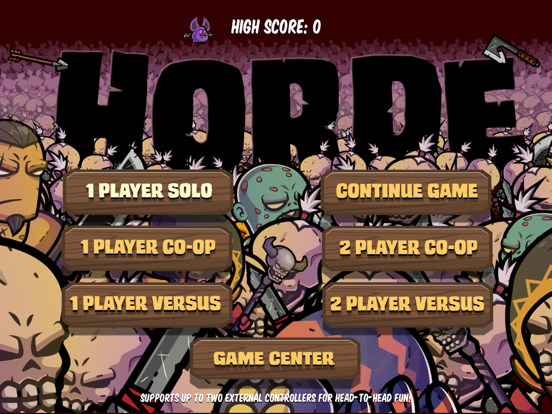 Horde - 2 Player Co-Op Game iPad screenshot