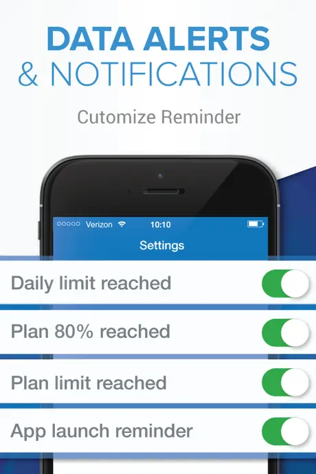 Data Manager - Track Usage of Mobile/Wi-Fi Data Plan