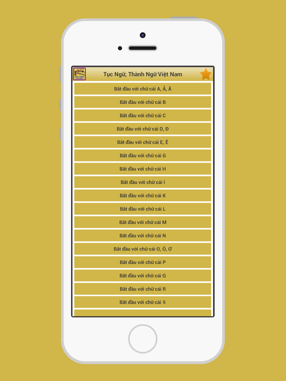 Ca Dao - Tục Ngữ - Thành Ngữ iPad screenshot