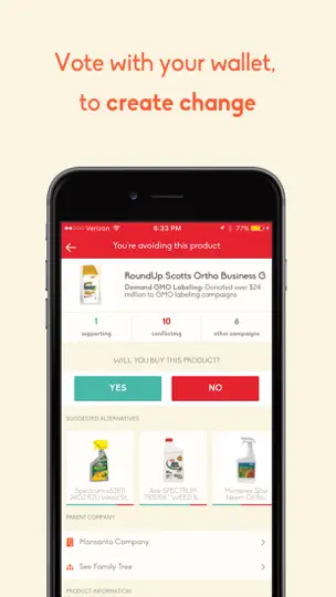 Capture d'écran de Buycott - Barcode Scanner & QR Bar Code Scanner sur iPhone 1