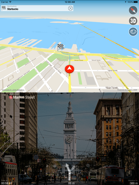 Screenshot #4 pour Monde Offline Maps + Voice Navigator et Video Dash Cam